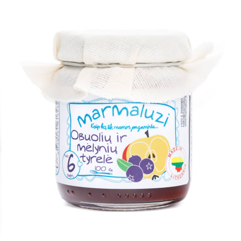 Ob.ir mėlynių tyrelė MARMALUZI 100g, 6 +