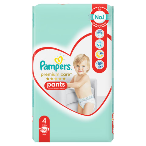 Sausk. PAMPERS PREM. PANTS  JPP S4,58vnt