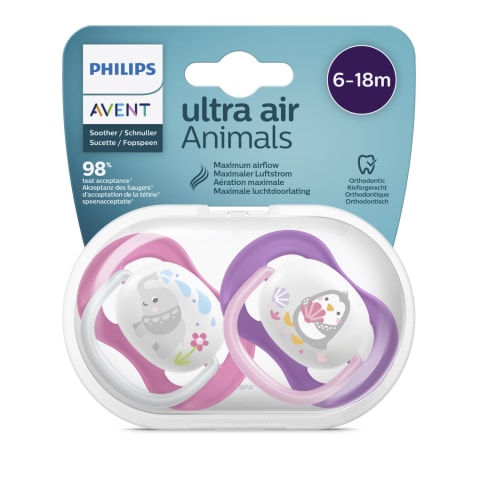 Māneklītis Philips 6-18M 2 gab. rozā