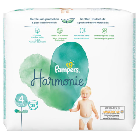 Harmonie teipmähkmed VP S4, PAMPERS, 9-14 kg/28 tk