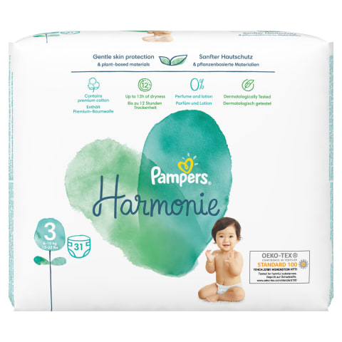 Mähkmed Pampers Harmonie VP S3, 31tk