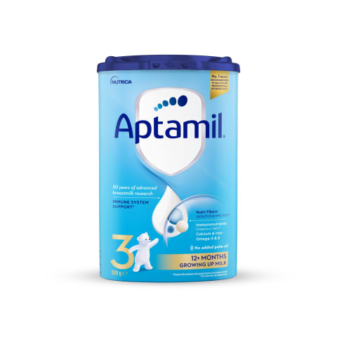 Piena maisījums Aptamil 3 no 12 mēnešiem 800g