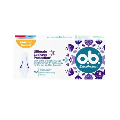 Tampoon Extra Protect normal, O.B., 16 tk