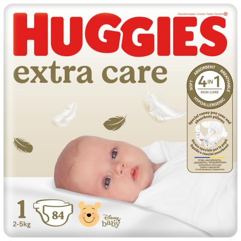 Mähkmed Huggies Elite Soft, Nr1 3-5kg 84tk