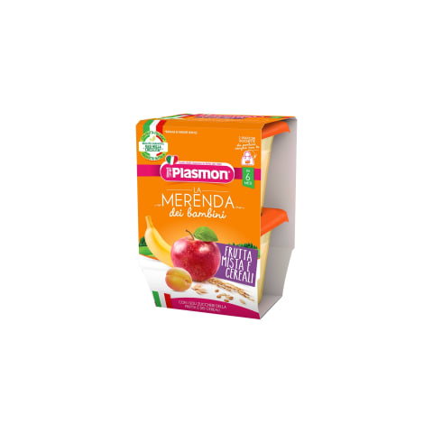 Augļu un graud. biezenis Plasmon 2x120g