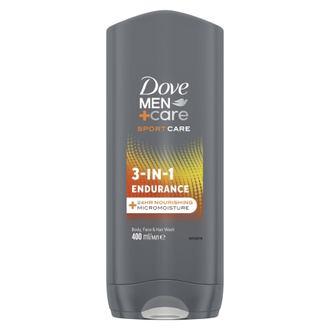 Dušigeel meestele Dove 3in1 Endurance 400ml