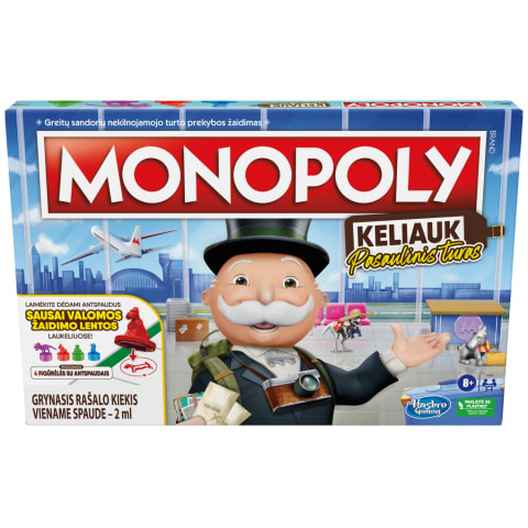 Žaidimas MONOPOLY Pasaulinis turas F4007