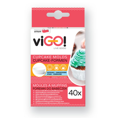 Smalkmaizīšu papīra veidnes 40 gab AW22