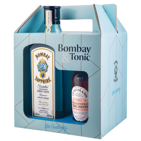 Bombay 40%vol & Sapphire Dry Gin 0,7l Tonic