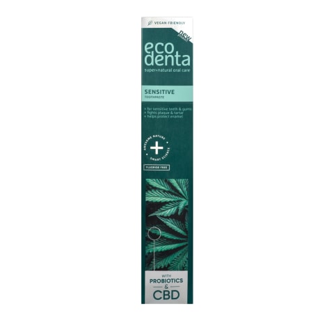 Dantų pasta su CBD ir prob.ECODENTA SENS.75ml