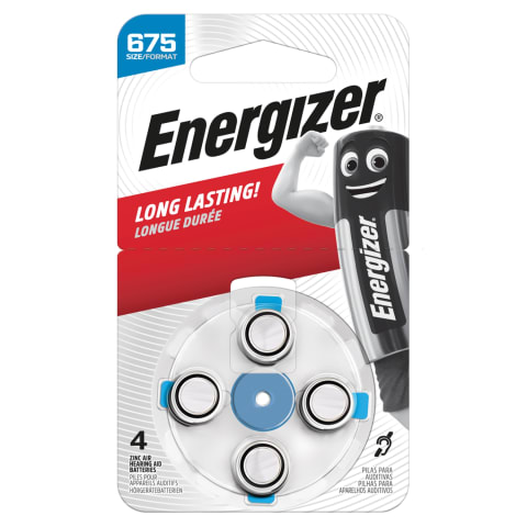 Dz.aparātu baterijas Energizer 675, 4gab