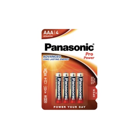 Patarei Panasonic Pro Power LR03PPG/4B AAA 4tk