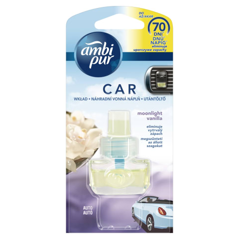 Ambi Pur - Moonlight Vanilla Car Air Freshener Set