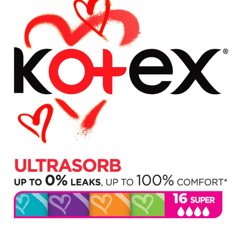 Kotex Ultra Sorb Super tampoonid 16tk