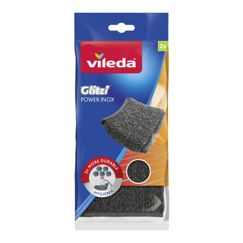 Šveistukas VILEDA GLITZI INOX, 2 vnt