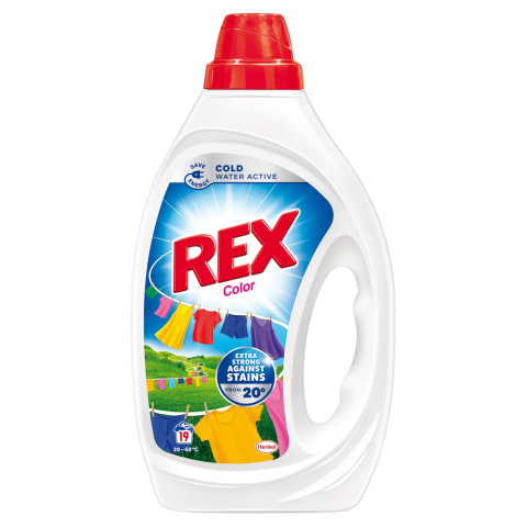 Želeja veļas mazgāšanai Rex Color 19MR 855ml