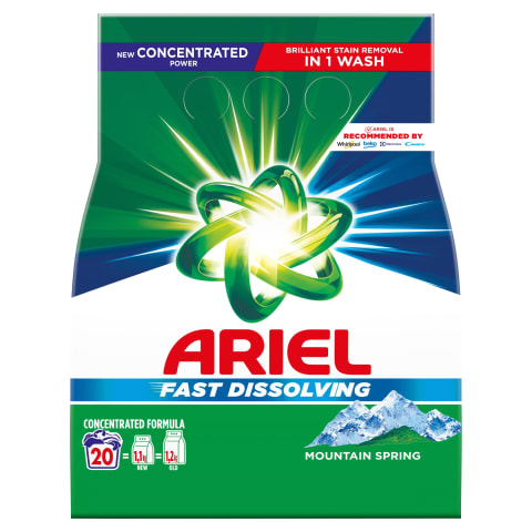 Veļas mazgāšanas pulveris Ariel MS 1,1kg