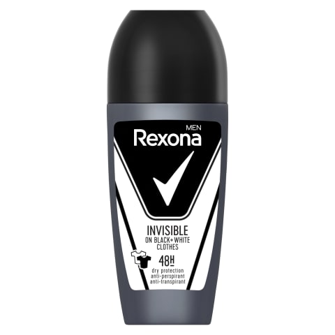 Rexona Men Deodorant Stick invisible on black + white clothes 48h  anti-perspirant, 50 mL – Peppery Spot
