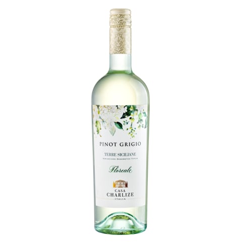 Kaitstud geograafilise tähisega vein Casa Charlize Floreale Pinot Grigio Terre Siciliane IGT 12%vol 0,75l