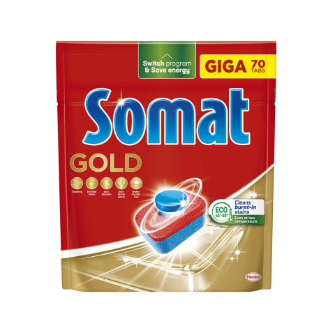 Nõudepesumasina tabletid Somat Gold 70tk