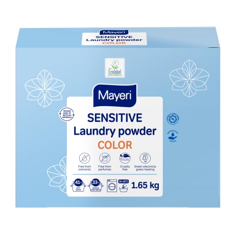 Pesupulber Sensitive color, MAYERI, 1,65 kg