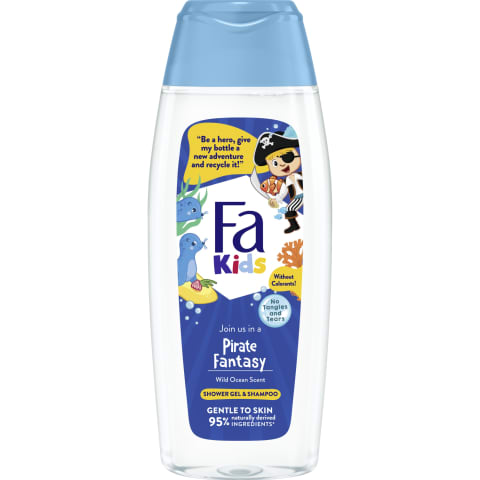 Šampoon ja dušigeel Pirate lastele, FA, 400 ml