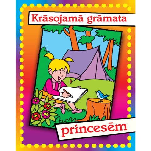 Grāmata krāsojamā grāmata princesēm