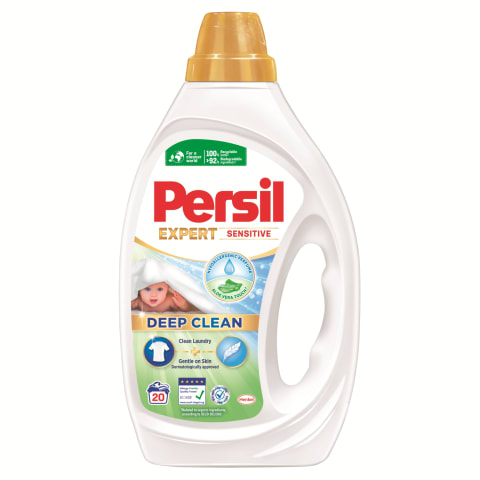 Pesugeel Sensitive 20pk, PERSIL, 900 ml