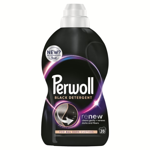 Pesugeel Black 20pk, PERWOLL, 1 l