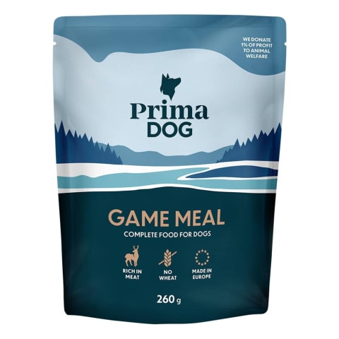 PrimaDog Koeraeine 260g ulukiliha