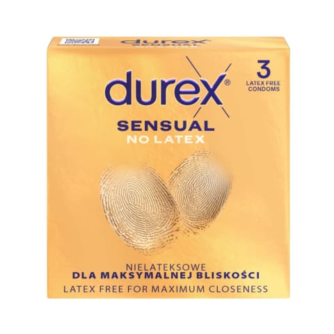 Kondoomid Durex Sensual No Latex 3tk