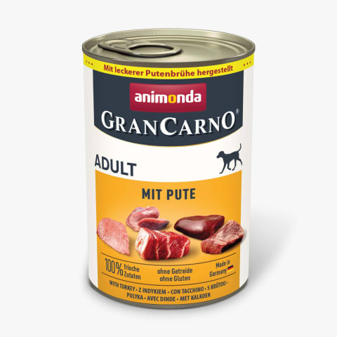 Koerakonservid kalkunilihaga Animonda GranCarno 400g