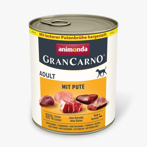 Koerakonservid kalkunilihaga Animonda GranCarno 800g