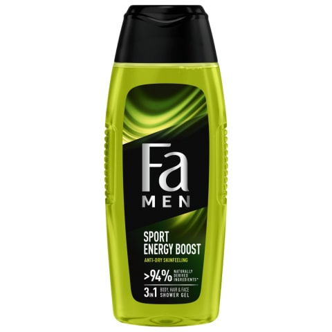 Dušigeel Men Sport Energy Boost, FA MEN, 400 ml
