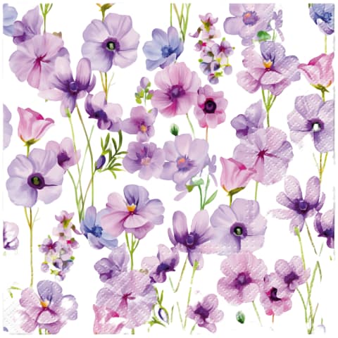 Salvrätikud PAW Wild Violet 33x33cm SS26