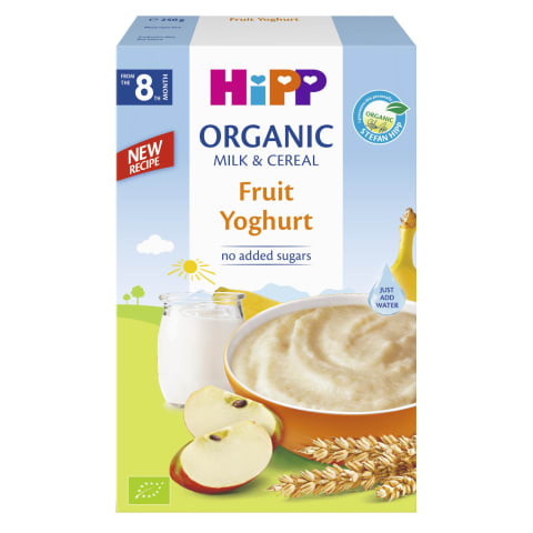 Piena putra ar augļiem,jogurtu Hipp 250g