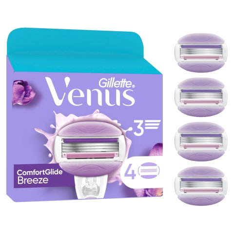 Skūšanās kasetes Gillette Venus Breeze, 4gb.