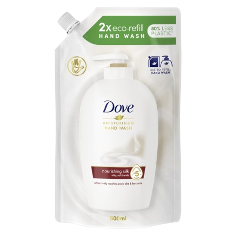 Šķidrās ziepes Dove silk 500ml