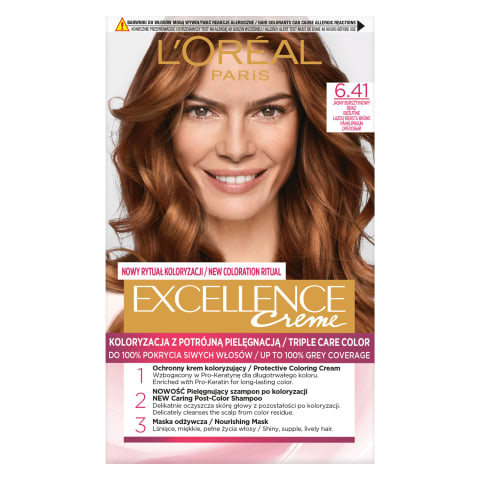 Püsivärv L'oreal Excellence Crème N°6.41