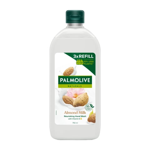 Skysto muilo papild.PALMOLIVE ALMOND, 750 ml