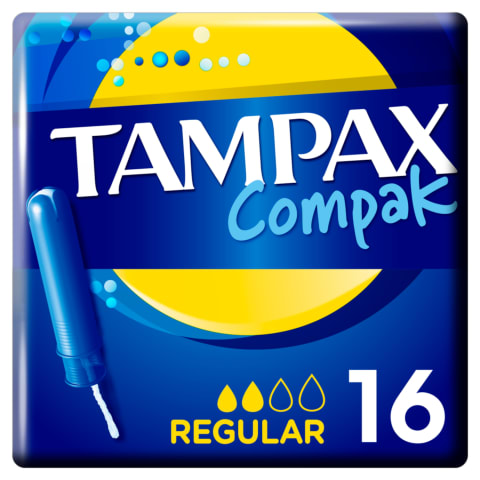 Tampoonid Compak Regular, TAMPAX, 16 tk