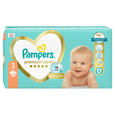 Autiņb.Pampers Premium VP S3 6-10kg 60gb.