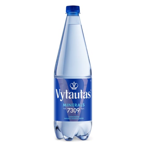 Gazuotas nat. mineralinis vanduo VYTAUTAS, 1l