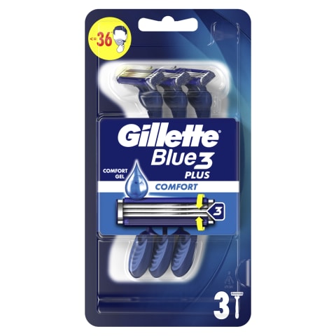 Vienkart.skustuv.GILLETTE BLUE3 RESTAGE,3vnt