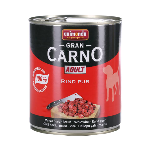 Konservi suņiem Grancarno liellopa 800g