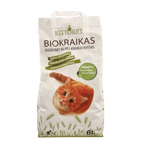 Biologinis kraikas katėms KITTOILET, 6l