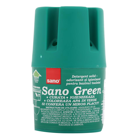 Tualetes bloks skaloj.kastei Sano Green 150g