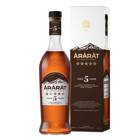 Brendijs Ararat 5* 40% 0,5l