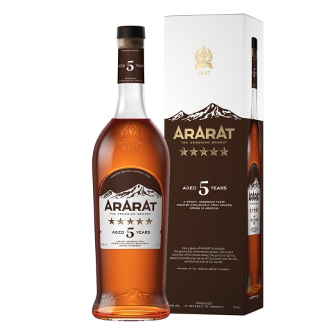 Brendijs Ararat 5* 40% 0,7l