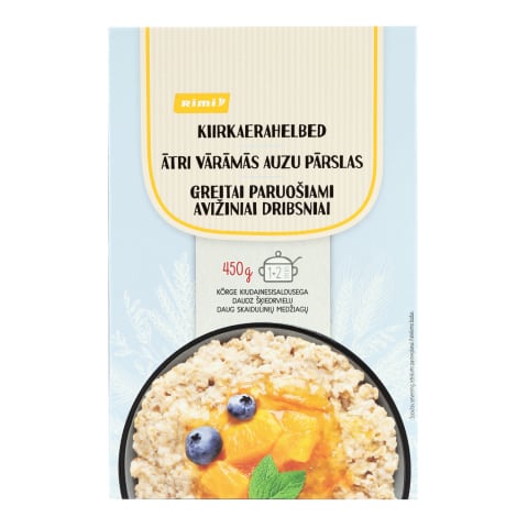 Auzu pārslas Rimi ātri vārāmās 450g